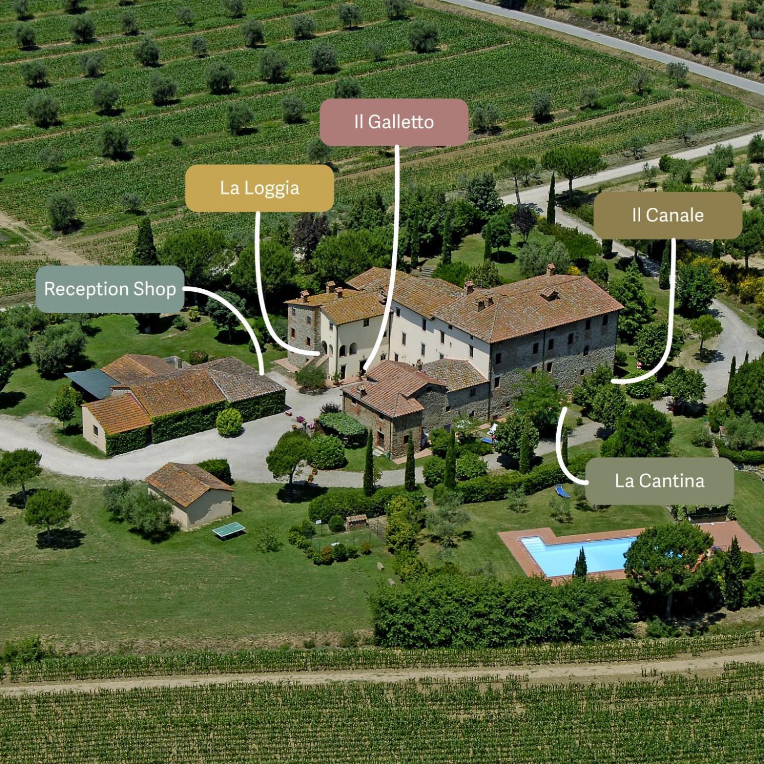 La Fattoria Del Rio Di Sopra - Agriturismo Baldeschi Tuoro sul Trasimeno Bagian luar foto